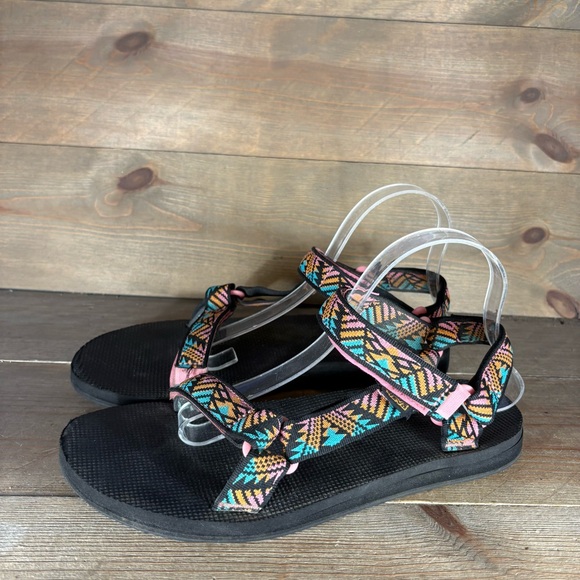 teva original universal womens size 11 shoes multicolor slingback comfort sandal - Picture 1 of 8